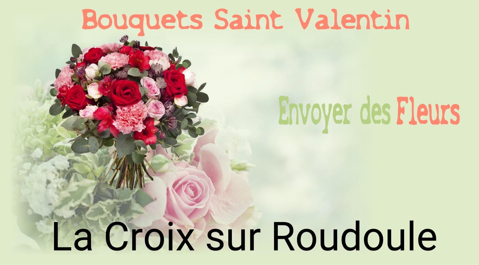 Roses de Saint-Valentin livrées à La Croix-sur-Roudoule